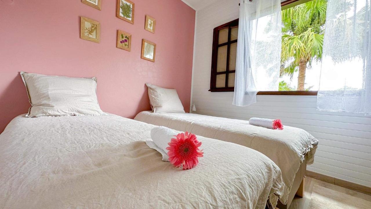 Magnifique Villa Creole Villa Ti Bout Bois Avec Cheminee Au Tevelave Les Avirons ภายนอก รูปภาพ